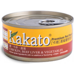 Kakato 170g Chicken Beef Liver Veg 雞牛肝蔬菜