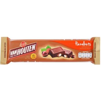 Van Houten Whole Hazelnut Milk Chocolate 38g