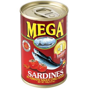 Mega Sardines Red 155g