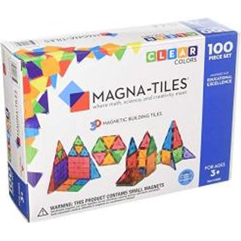 Magna-tiles Clear Colors 100 Piece Set
