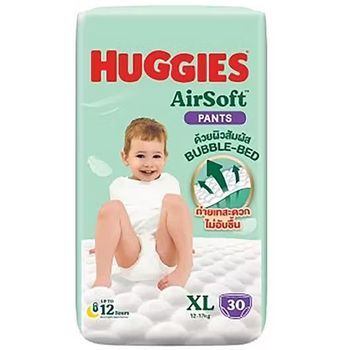 HUGGIES AIRSOFT XL BABY DIAPER PANTS 12-17KG