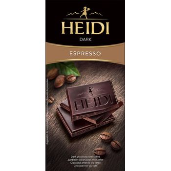Heidi Dark Chocolate Bar With Coffee 80g