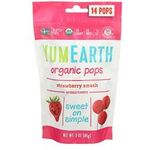 Yum Earth Organic Pops Organic Strawberry Lollipops 87g
