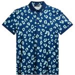 J. Lindeberg Tour Tech Reg Fit Print Polo XL Savanna Estate Blue