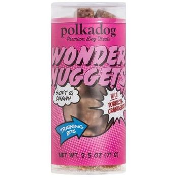 Polkadog Wonder Nuggets Turkey & Cranberry Mini Tube 71g