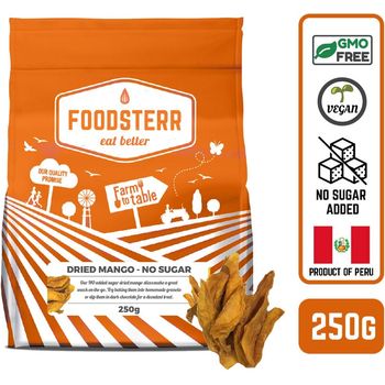 Foodsterr Dried Mango No Sugar 250g