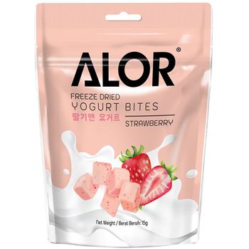Alor Freeze Dried Strawberry Yogurt Bites 15g