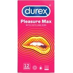 Durex Pleasure Max With Dots And Ribs 12 Condoms