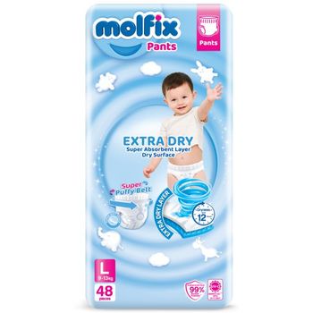 Molfix Extra Dry Pants Large 48pcs