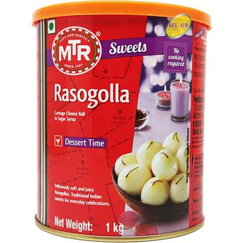 MTR Rasogolla 1kg Tin