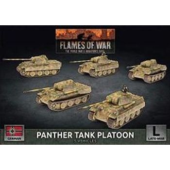 Battlefront Miniatures Flames of War Late War German Panther Tank Platoon