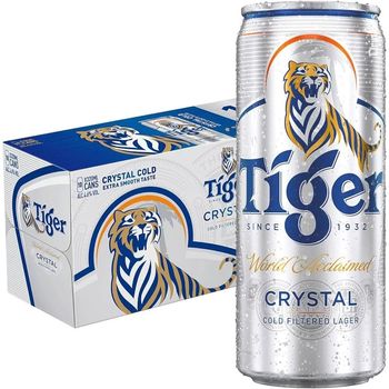 Tiger Crystal Beer Can 10 x 320ml