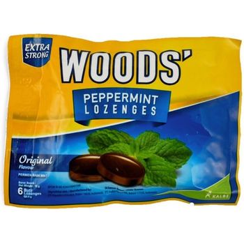Woods' Pepermint Lozenges Exstrong 6X25g