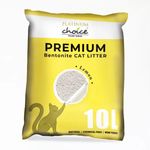 Platinum Choice Premium Bentonite Cat Litter Lemon 10l