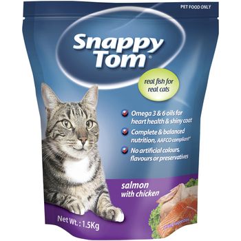 Snappy Tom Salmon With Chicken 1.5kg