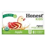 Honest Kids Organic Apple Juice Drink 8pk 175g Box Pack Of 4