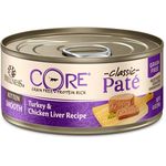 Wellness Core Natural Grain Wet Canned Cat Food Kitten Turkey & Chicken Liver 5.5-ounce Can