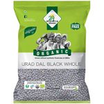 24 Mantra Organic Black Whole Urad Dal 500g