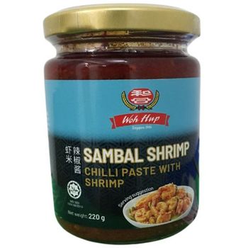 Woh Hup Sambal Shrimp Net 220g