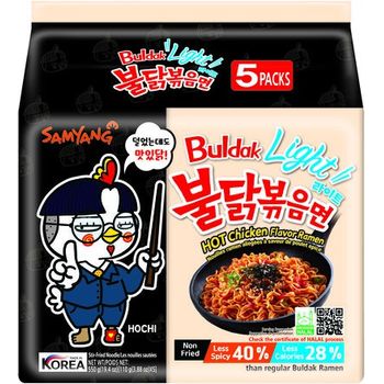 Samyang Buldak Hot Chicken Light Ramen Pack 5 110g