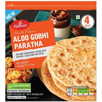 Haldiram's Aloo Gobhi Paratha Minute Khana 400g