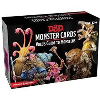 Dungeons & Dragons Spellbook Cards Volo's Guide To Monsters monster Cards D&D Accessory