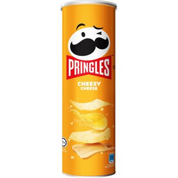 Pringles Potato Crisps Cheesy Cheese 147g