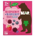 Bear Fruit Paws Arctic Raspberry And Blueberry Multipack 5 x 20g