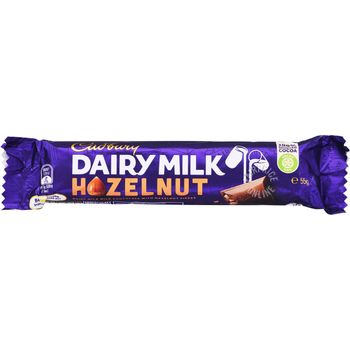 Cadbury Dairy Milk Chocolate Bar Hazelnut 55g