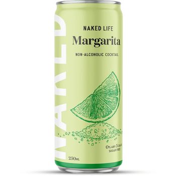 Naked Life Non Alcoholic Cocktail Margarita 250ml