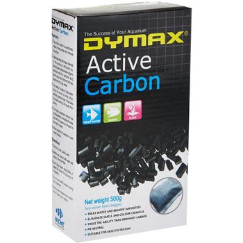 Dymax Activated Carbon For Aquarium Filtration Black 500g