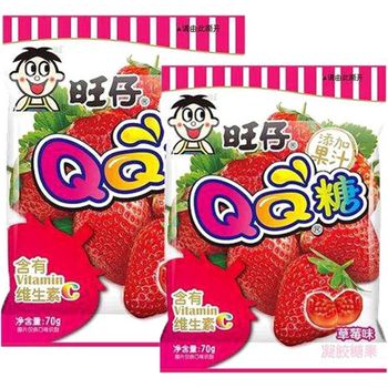 Want Want Qq Candy Strawberry