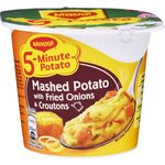 Maggi 5minute Instant Mashed Potato Fried Onions Croutons
