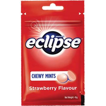 Wrigley's	Eclipse Chewy Strawberry 45g