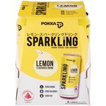 Pokka Sparkling Flavoured Drink Lemon 4pcs 325ml