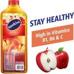 Sunkist Fruit Bottle Juice Apple 2L