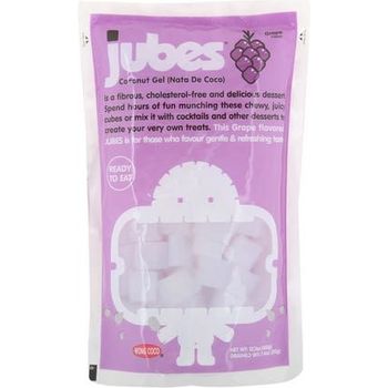 Wong Coco Jubes Nata De Coco Grape 360g
