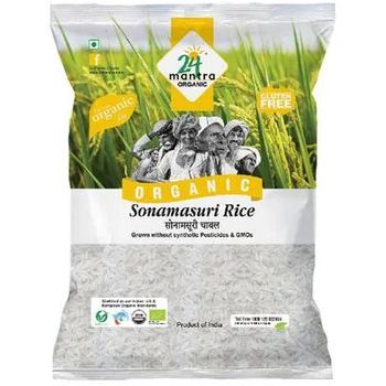 24 Mantra Organic Sonamasuri Raw Rice 1kg