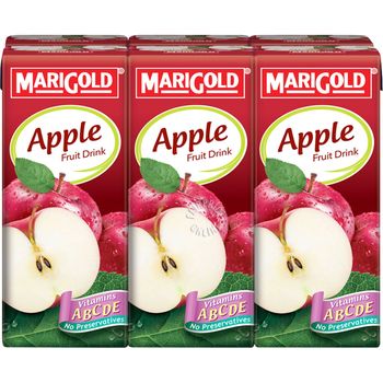 Marigold Fruit Drink Apple 6 x 250ml