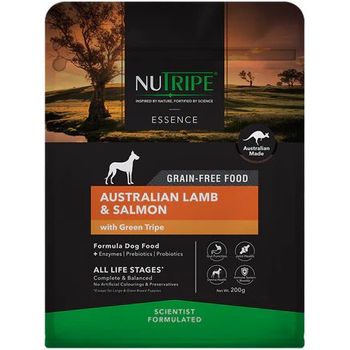 Nutripe Dog Essence Australian Lamb & Salmon with Green Tripe 200g
