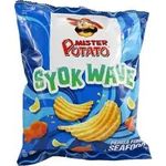 Mister Potato Syok Wave Perisa Fuhhh Seafood 65g