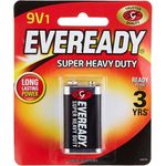 Eveready 9V Super Heavy Duty Batteries 1222 BP1