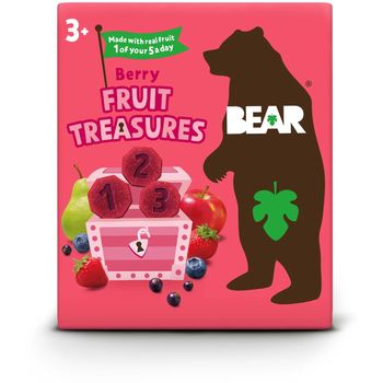 Bear Snacks - Fruit Treasures, Berry Snack (5 x 20g)