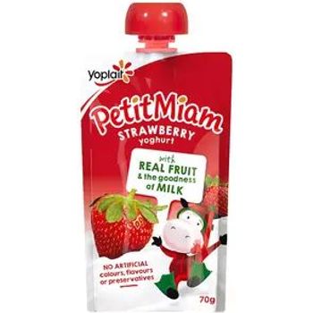 Yoplait Petit Miam Strawberry Flavoured Yogurt 70g