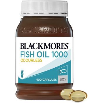 Blackmores Odourless Fish Oil 1000mg 400 Capsules