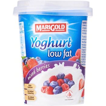 Marigold Yoghurt Mixed Berries Low Fat 130g