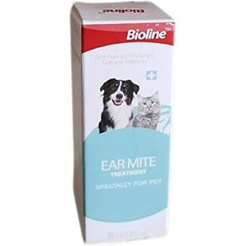 Bioline Ear Mites Treatment For Dogs And Cats 70g