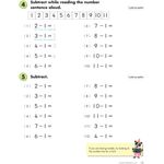 Kumon Grade 1 Subtraction