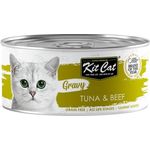 Kit Cat Canned Food Gourmet Tuna And Beef 70g