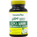 NaturesPlus Ultra EPO 1500-1500mg Evening Primrose Oil 60 Softgels Hormone Balance Supplement Promotes Healthy Clear Skin Anti-Aging Antioxidant Gluten 60 Servings